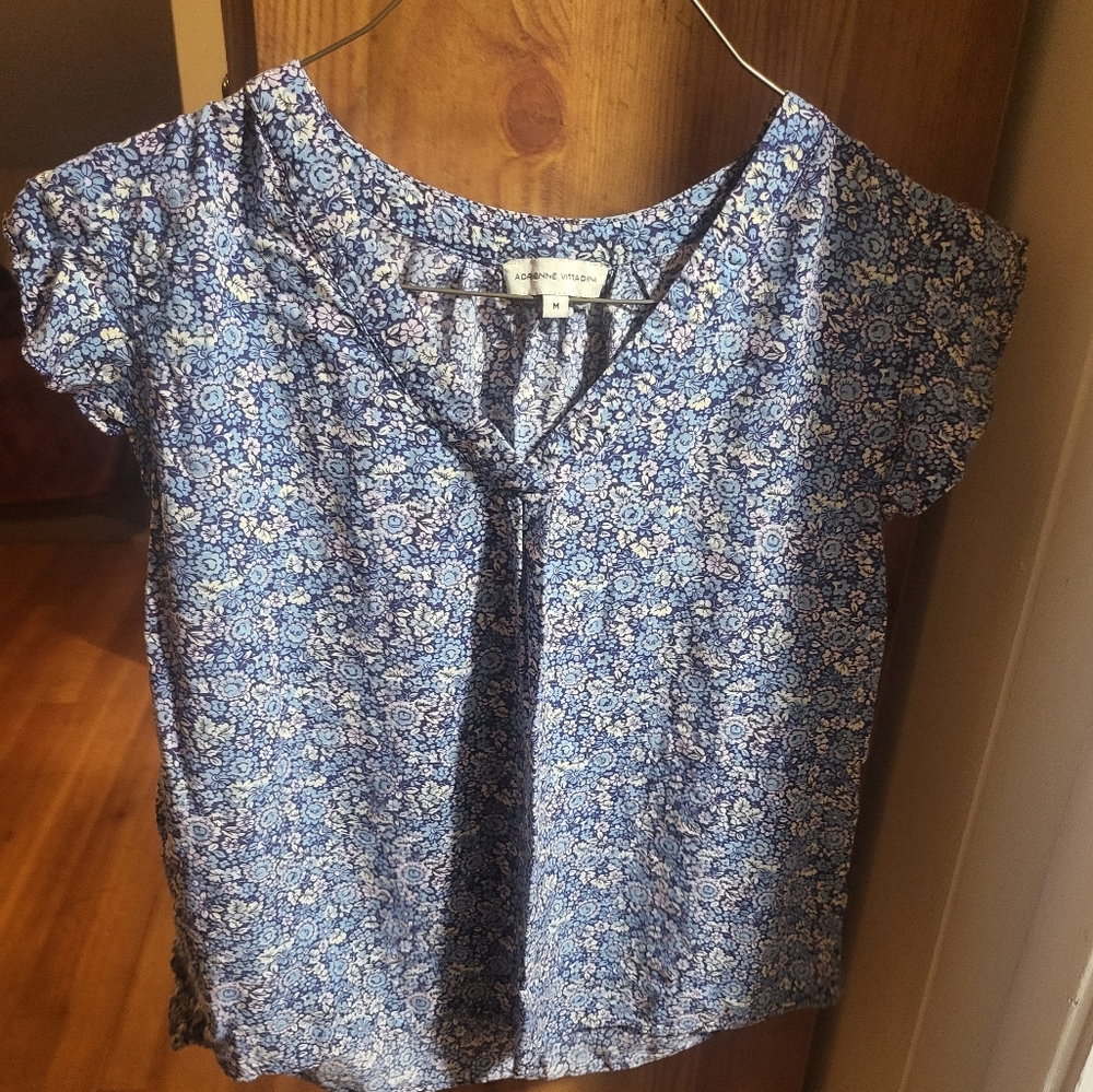Adrienne Vittadini Cap Sleeve Blouse